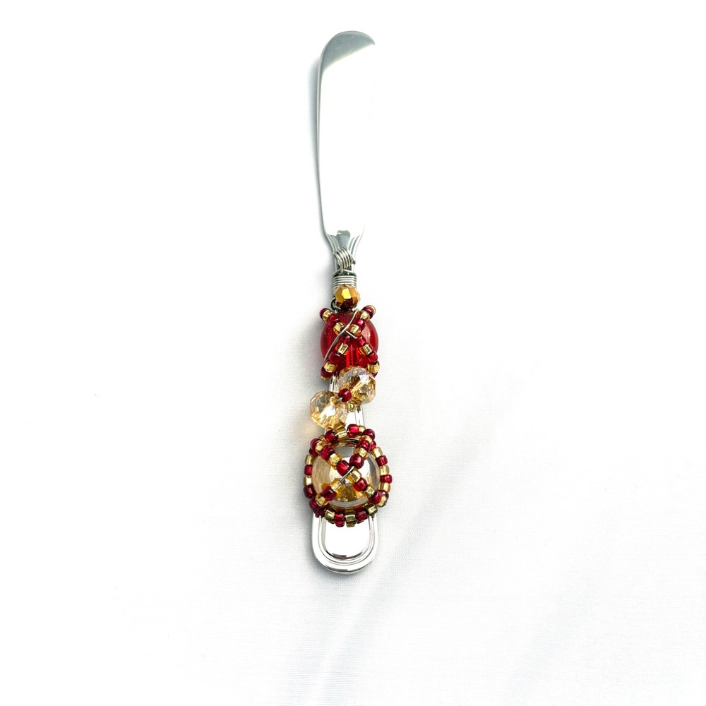 La-Di-Da Designs Glass Beaded Serving Utensil: Spreader